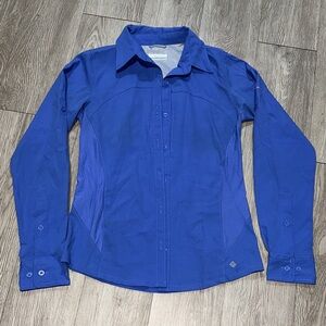Columbia Women's Royal Blue Button Down Shirt